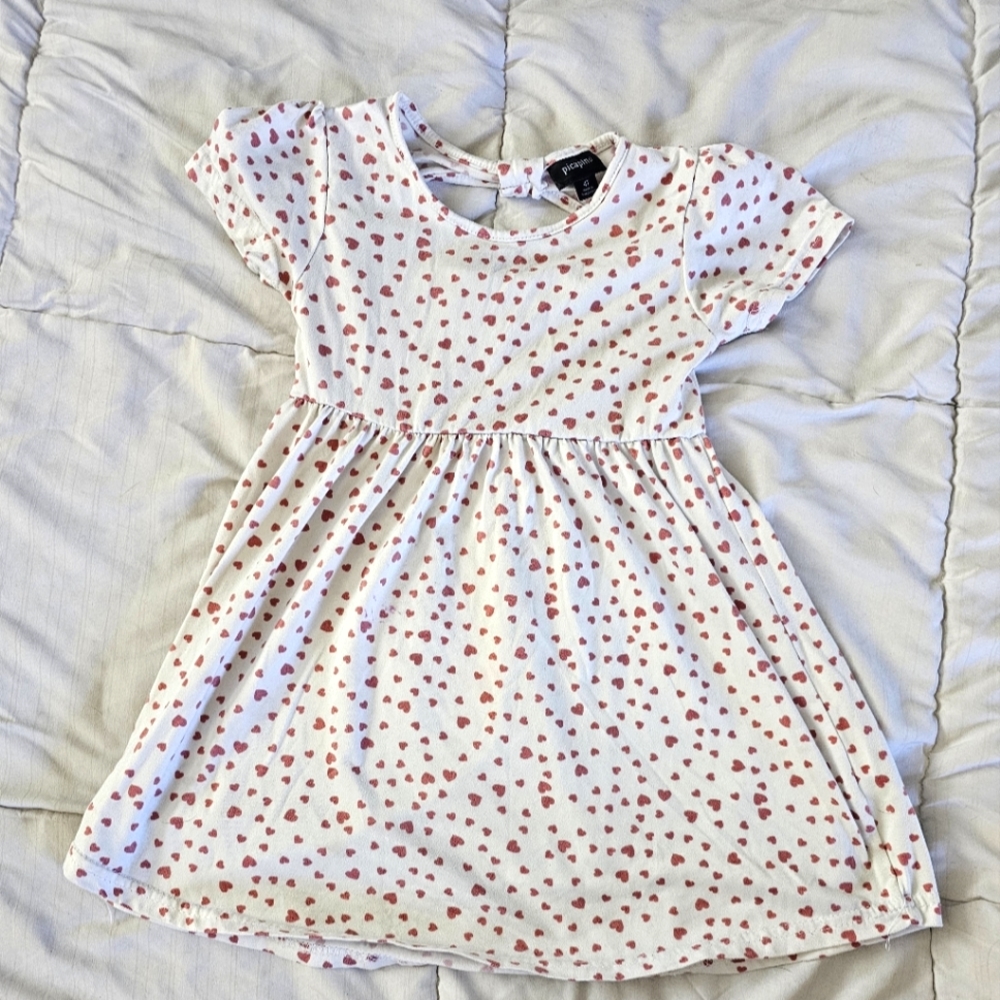 Girls heart dress